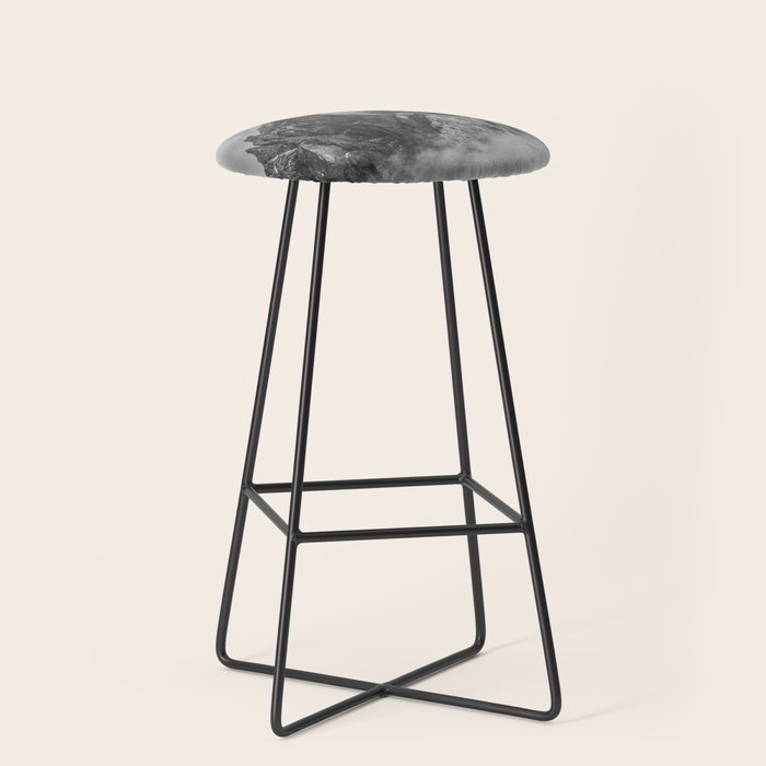 Dolomites Black and White Stool Gallery Image 1