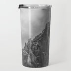 Dolomites Black and White Travel Mug Gallery Image 3