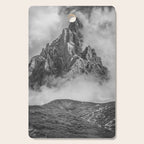 Dolomites Black and White Cutting Board Gallery Image 1
