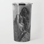 Dolomites Black and White Travel Mug Gallery Image 1