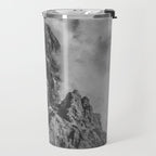 Dolomites Black and White Travel Mug Gallery Image 2