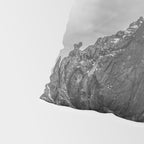 Dolomites Black and White Pillow Sham Gallery Image 4