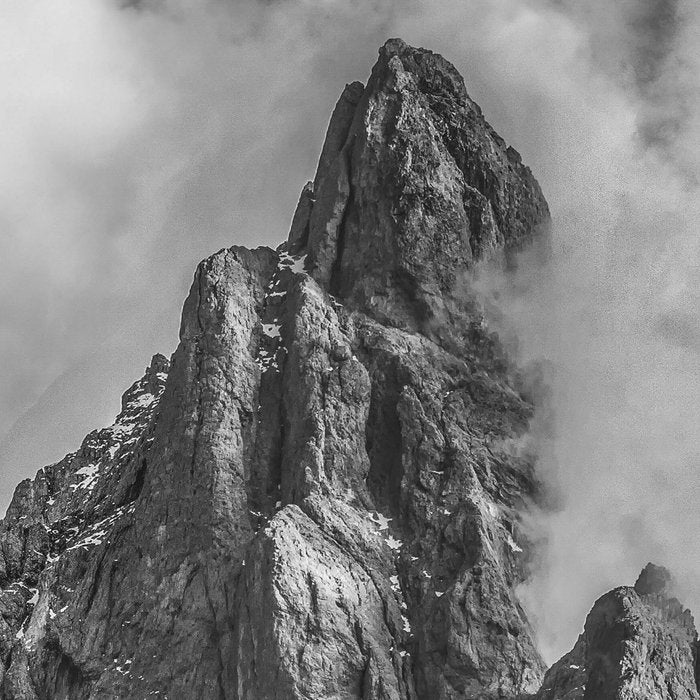 Dolomites Black and White Coffee Mug Gallery Image 2