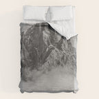 Dolomites Black and White Duvet Cover Gallery Image 6