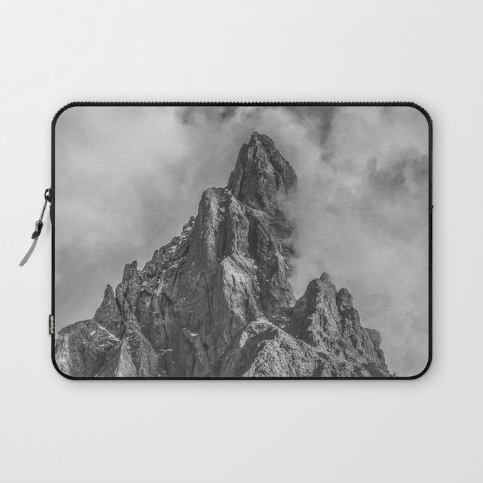 Dolomites Black and White Laptop Sleeve Gallery Image 1