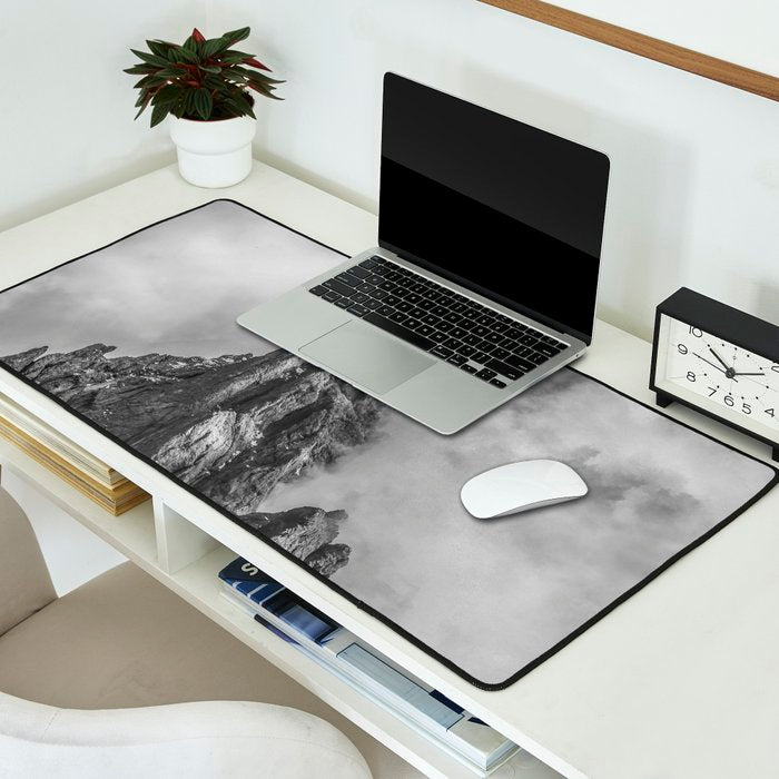 Dolomites Black and White Desk Mat Gallery Image 2