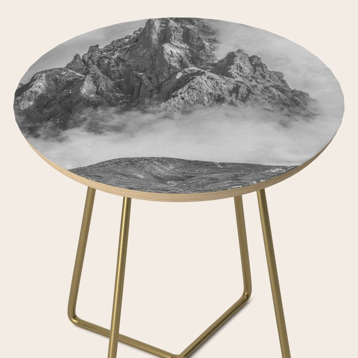 Dolomites Black and White Side Table Gallery Image 2
