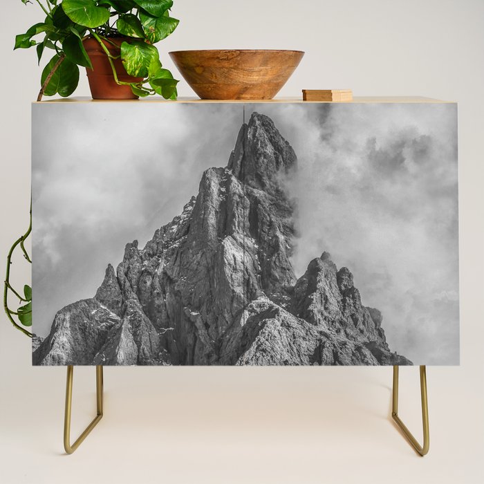 Dolomites Black and White Credenza Gallery Image 1