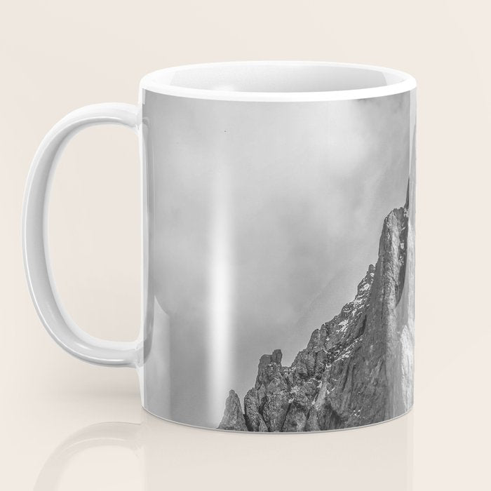 Dolomites Black and White Coffee Mug Gallery Image 3