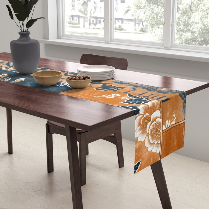 Floral Patches of Yesteryear Table Runner Gallery Image 2