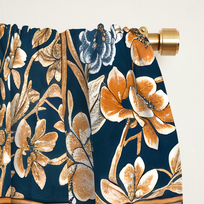 Floral Patches of Yesteryear Window Curtain Gallery Image 2