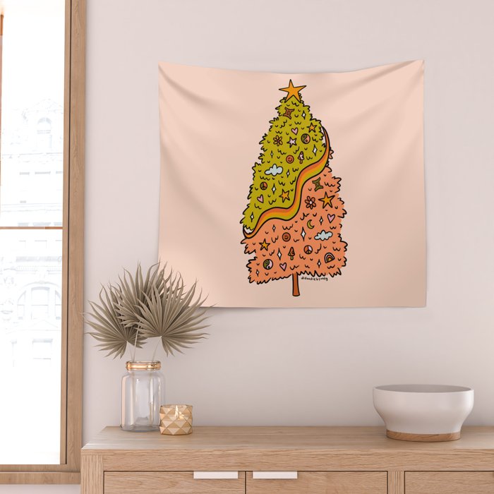 Gemini Tree Wall Tapestry Gallery Image 2