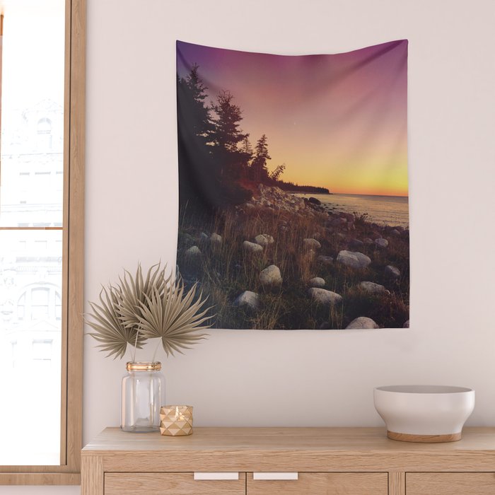 Sunset By the Sea Wall Tapestry Gallery Image 2