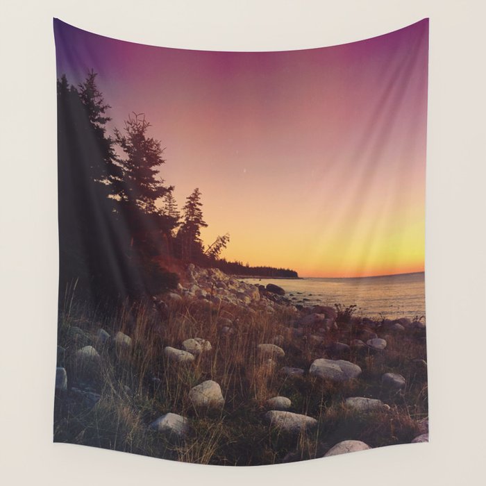 Sunset By the Sea Wall Tapestry Gallery Image 1