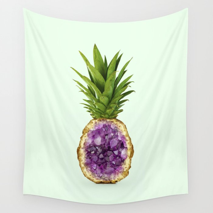 PINEAPPLE QUARTZ Wall Tapestry Gallery Image 4