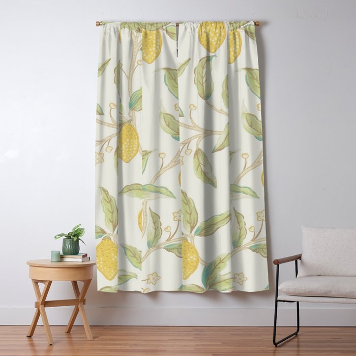 William Morris Lemon Tree Bayleaf Window Curtain Gallery Image 1