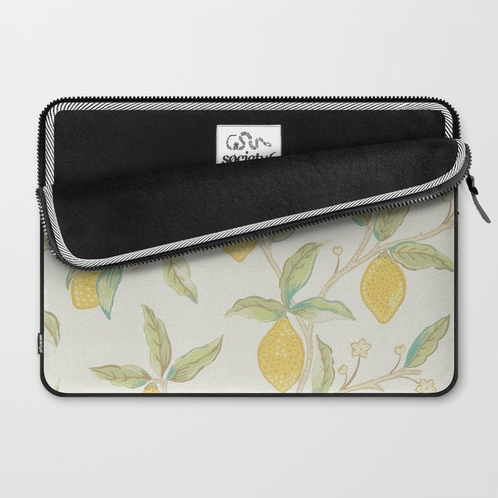 William Morris Lemon Tree Bayleaf Laptop Sleeve Gallery Image 2