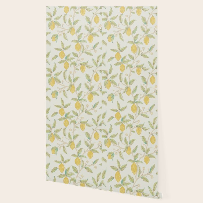 William Morris Lemon Tree Bayleaf Wallpaper Gallery Image 2