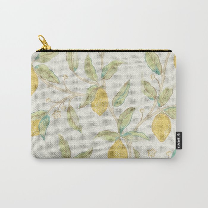 William Morris Lemon Tree Bayleaf Carry All Pouch Gallery Image 1