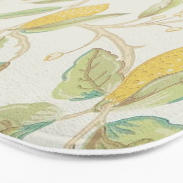 William Morris Lemon Tree Bayleaf Bath Mat Gallery Image 3