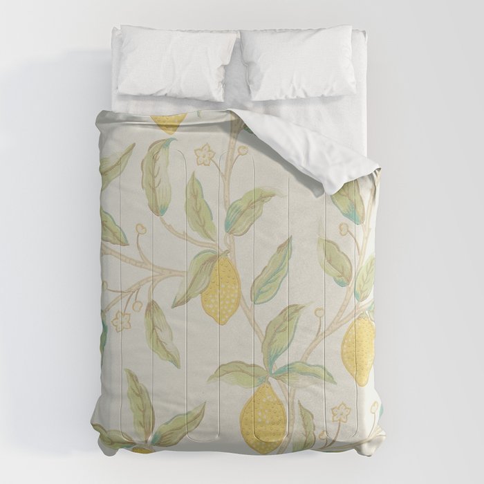 William Morris Lemon Tree Bayleaf Comforter Gallery Image 1