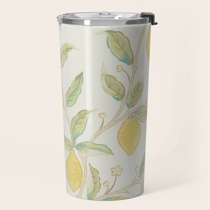 William Morris Lemon Tree Bayleaf Travel Mug Gallery Image 2