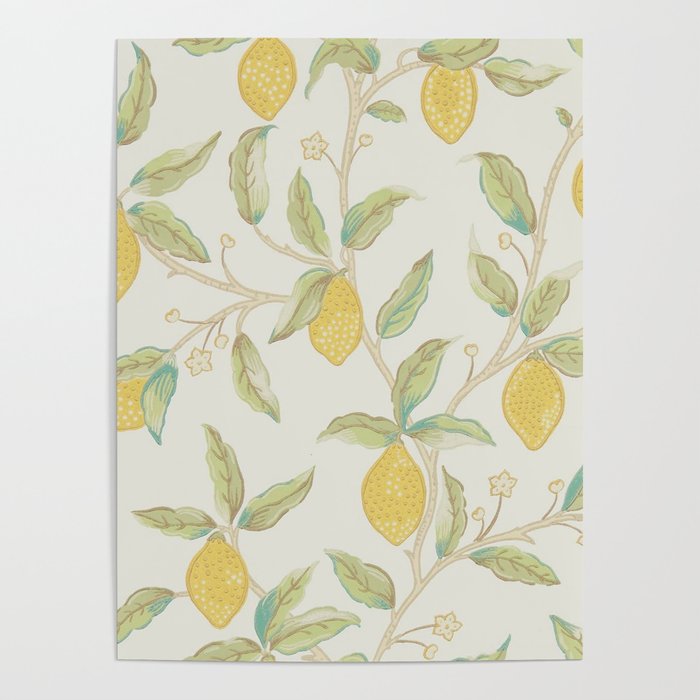 William Morris Lemon Tree Bayleaf Poster Gallery Image 4