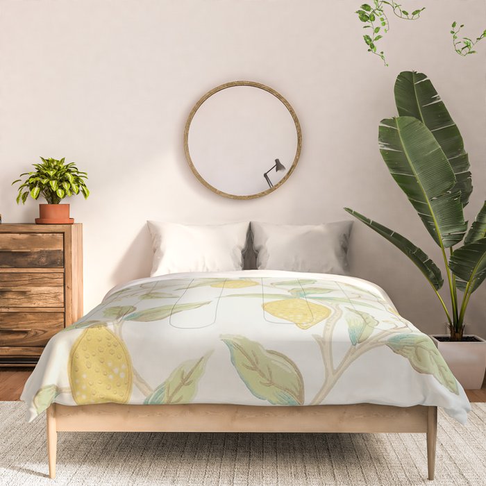 William Morris Lemon Tree Bayleaf Comforter Gallery Image 3