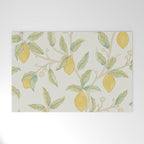 William Morris Lemon Tree Bayleaf Welcome Mat Gallery Image 1