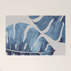 Blue Botanicals No. 2 Welcome Mat Gallery Image 1