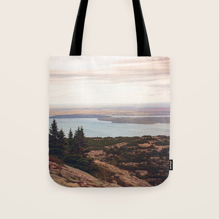 Wild and Free x Sunset over Acadia Tote Bag Gallery Image 1