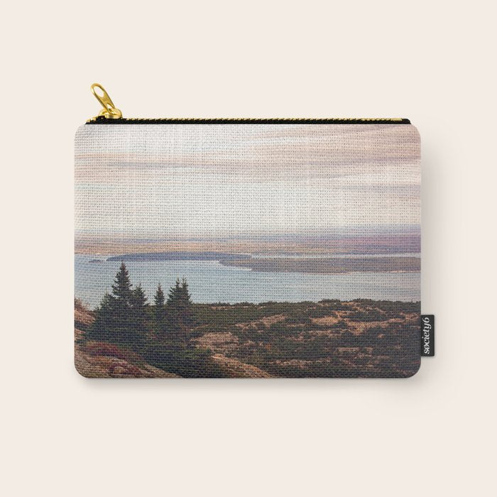Wild and Free x Sunset over Acadia Carry All Pouch Gallery Image 1