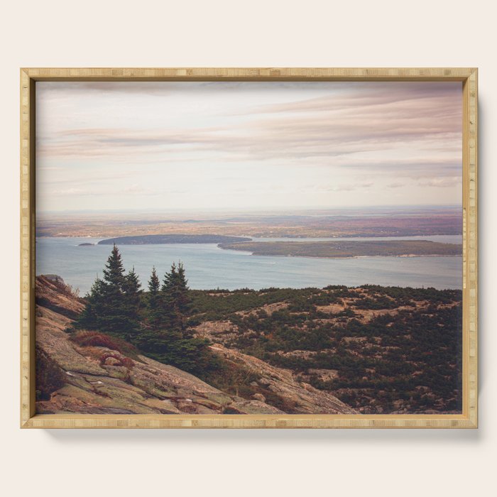 Wild and Free x Sunset over Acadia Serving Tray Gallery Image 1