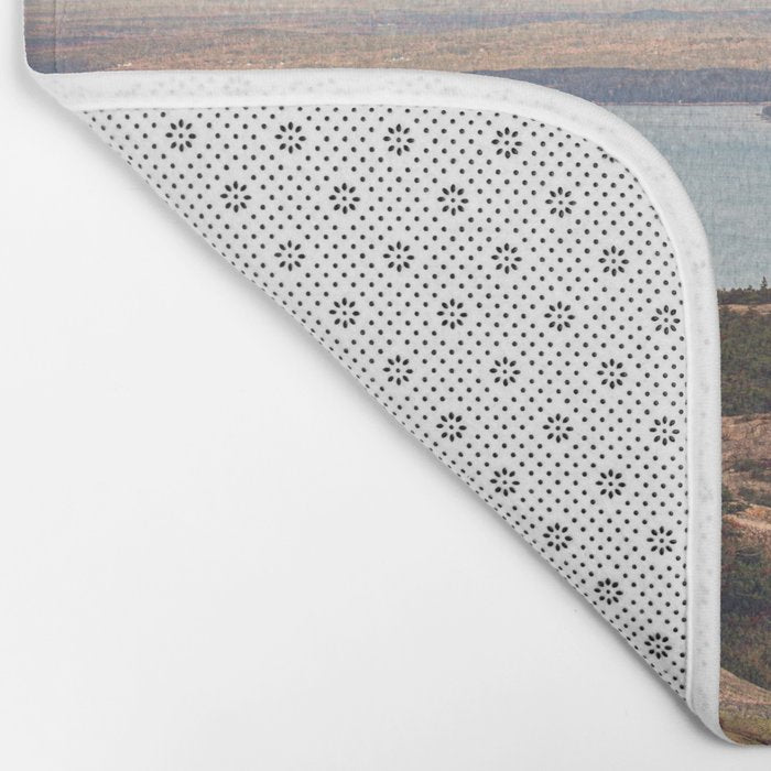 Wild and Free x Sunset over Acadia Bath Mat Gallery Image 2