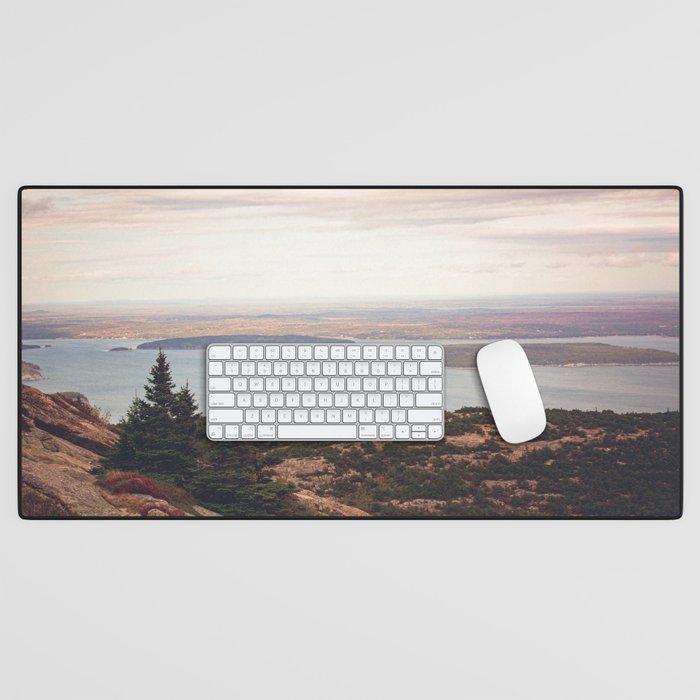 Wild and Free x Sunset over Acadia Desk Mat Gallery Image 1