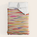 Irregular Lines / Summer Palette Duvet Cover Gallery Image 6