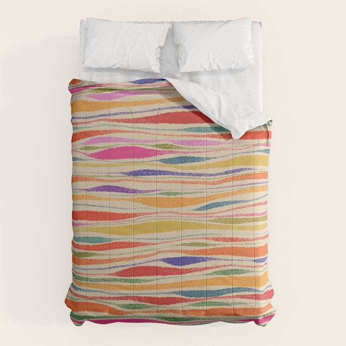 Irregular Lines / Summer Palette Comforter Gallery Image 1