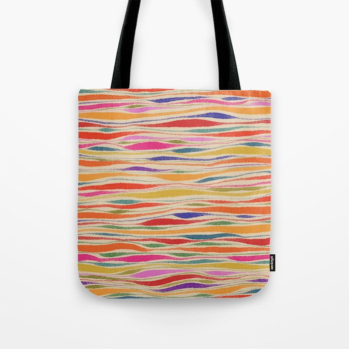 Irregular Lines / Summer Palette Tote Bag Gallery Image 1