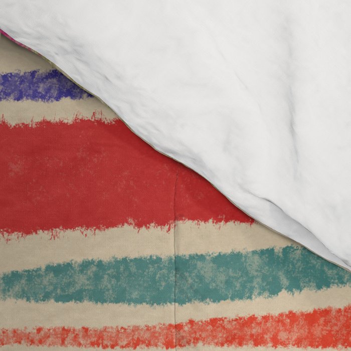 Irregular Lines / Summer Palette Comforter Gallery Image 4