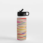 Irregular Lines / Summer Palette Water Bottle Gallery Image 1