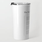 The Road Not Taken by Robert Frost Travel Mug Gallery Image 3