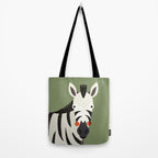 Zebra, Animal Portrait Tote Bag Gallery Image 2