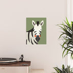 Zebra, Animal Portrait Poster Gallery Image 2