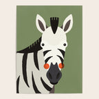 Zebra, Animal Portrait Poster Gallery Image 4