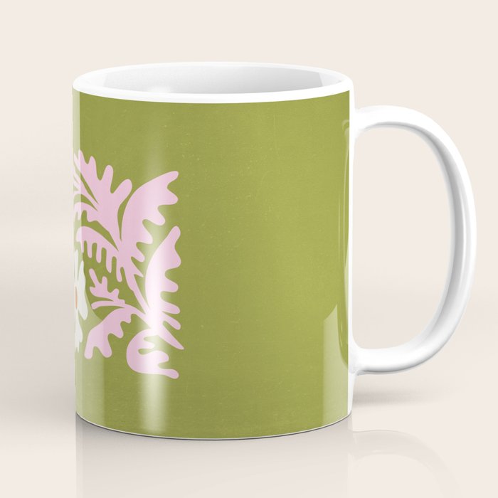 Wasabi & Cupid: Les Fleurs | Flower Market Color Series 10 Coffee Mug Gallery Image 1