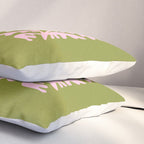 Wasabi & Cupid: Les Fleurs | Flower Market Color Series 10 Pillow Sham Gallery Image 3