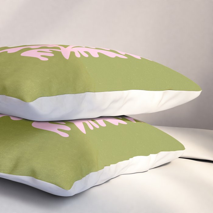 Wasabi & Cupid: Les Fleurs | Flower Market Color Series 10 Pillow Sham Gallery Image 3