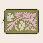 Wasabi & Cupid: Les Fleurs | Flower Market Color Series 10 Laptop Sleeve Gallery Image 1