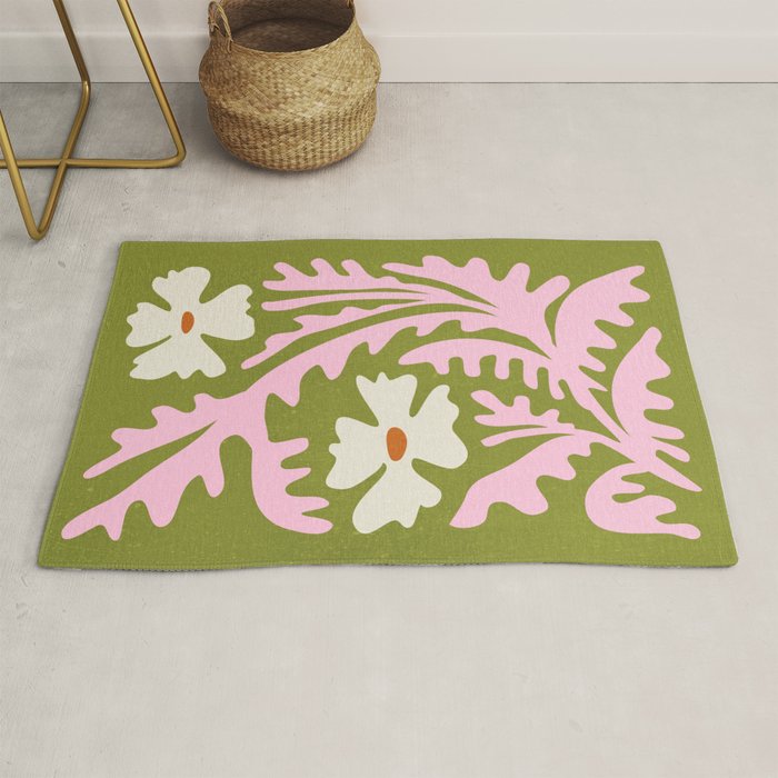 Wasabi & Cupid: Les Fleurs | Flower Market Color Series 10 Rug Gallery Image 1