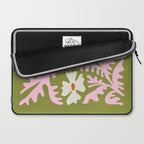 Wasabi & Cupid: Les Fleurs | Flower Market Color Series 10 Laptop Sleeve Gallery Image 2